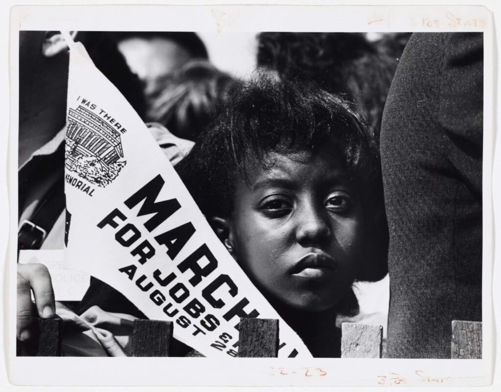 12-Year-Old Girl at the March on Washington, 1963
