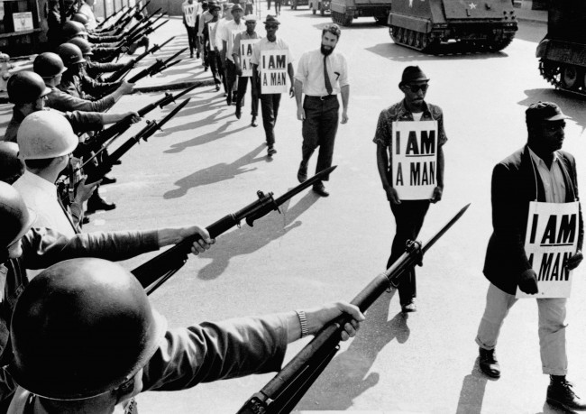 The Memphis sanitation workers’ strike (photograph, 1968)
