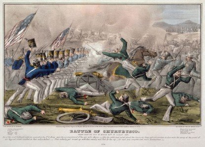 Battlefield Painting, Mexican-American War
