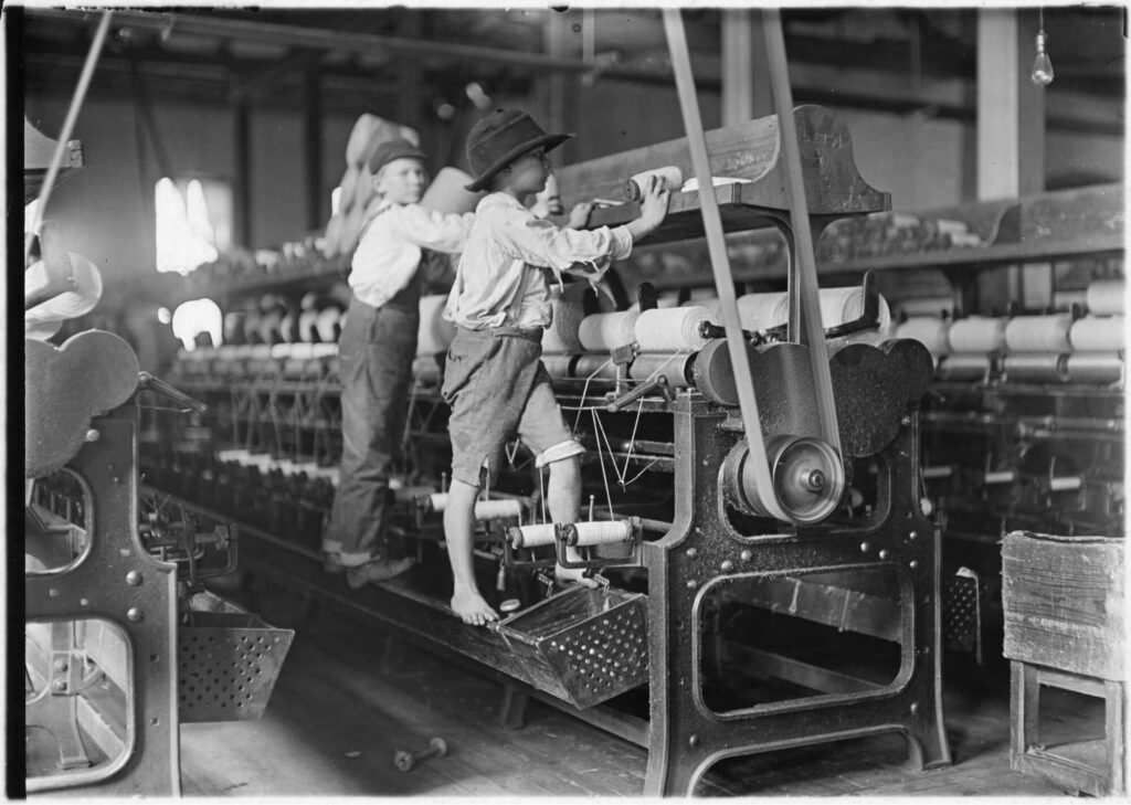 Children Working in a Textile Mill in Georgia, 1909