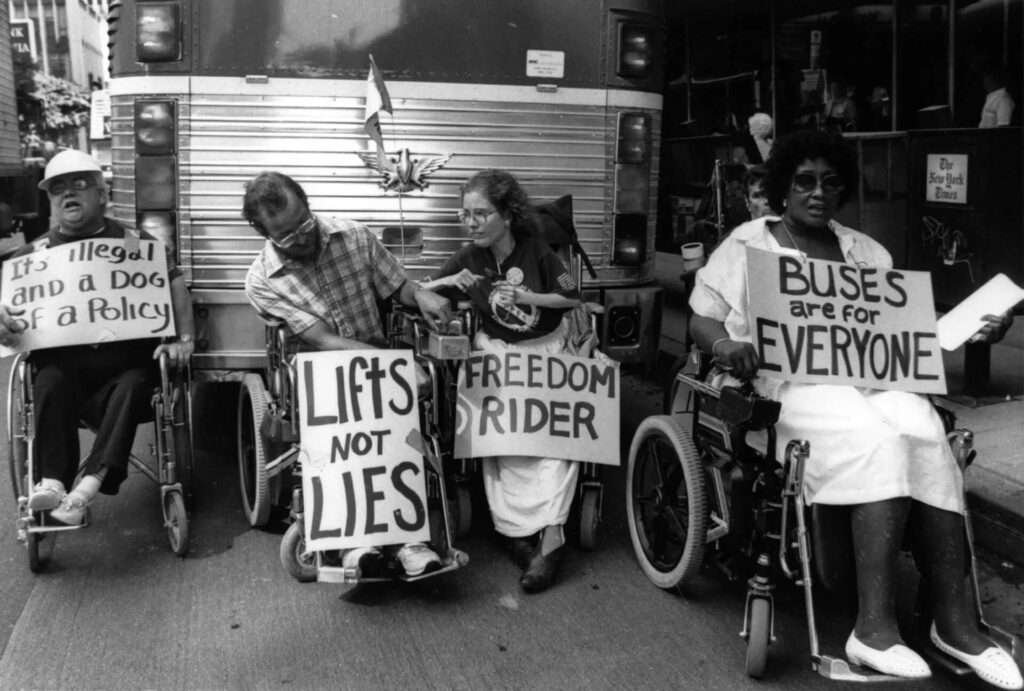 Disability Rights Movement Protest for the Rehabilitation Act (1973)
