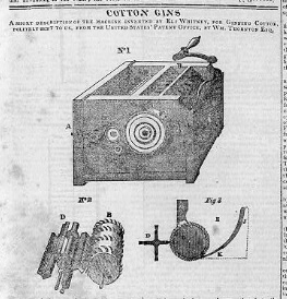 Eli Whitney’s Cotton Gin (1823)