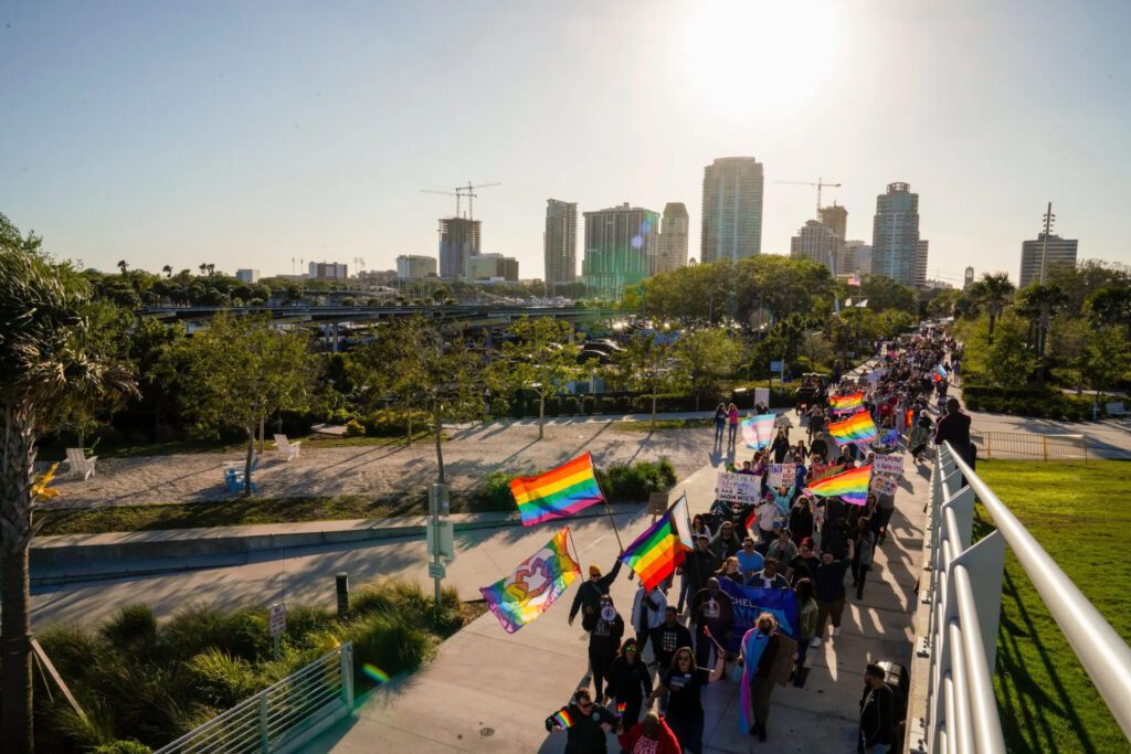 March against Florida House Bill 1557 (2022)