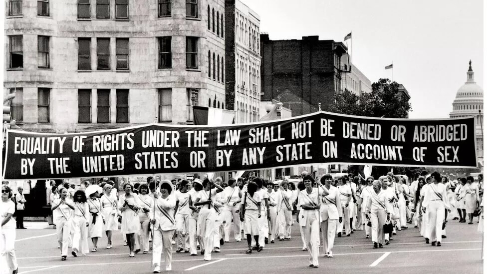 Protests for and against the Equal Rights Amendment (1973)
