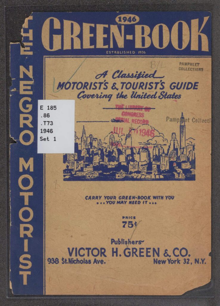 The Negro Motorist Green-Book (1936)