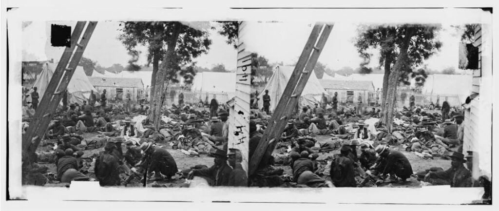 Union field hospital after the battle of June 27 (1862)